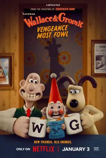 Plakat do filmu "Wallace i Gromit: Zemsta pingwina" #610046