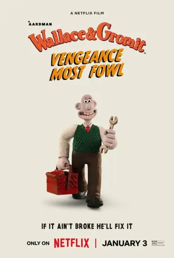 Plakat do filmu "Wallace i Gromit: Zemsta pingwina" #610059