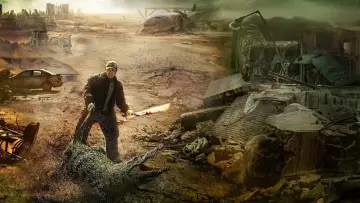 Zasłona do filmu "Myśliwi z ruin" #368091
