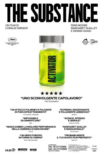 Plakat do filmu "Substancja" #1206362