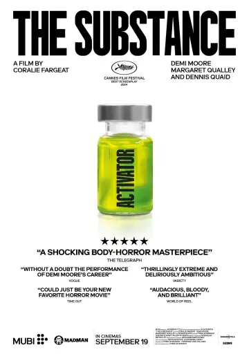 Plakat do filmu "Substancja" #531345