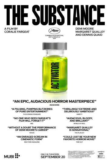 Plakat do filmu "Substancja" #531462