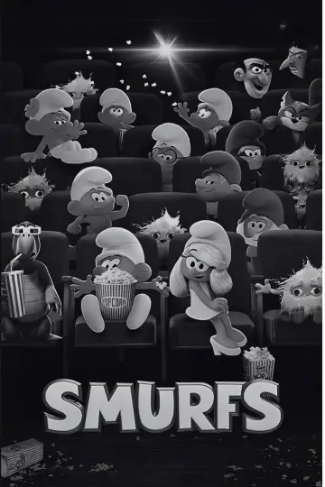 Plakat do filmu "Smerfy. Wielki film" #1922706