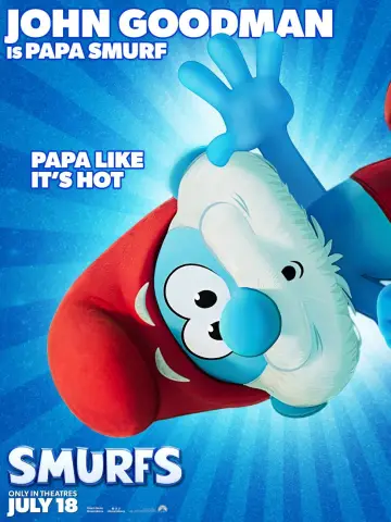Plakat do filmu "Smerfy. Wielki film" #564842