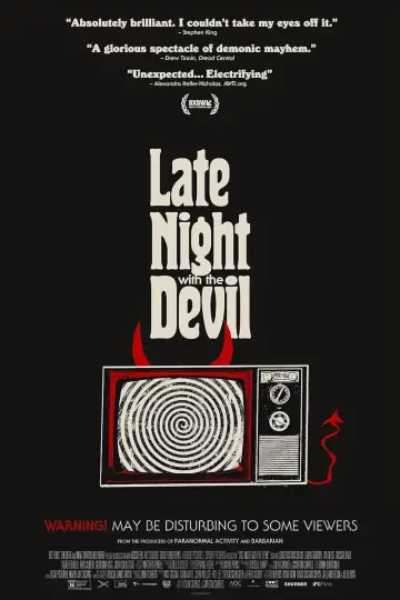 Plakat do filmu "Późna noc z diabłem" #583310
