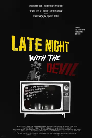 Plakat do filmu "Późna noc z diabłem" #583418