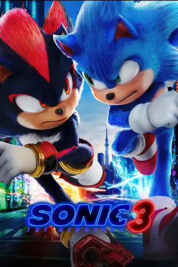 Plakat do filmu "Sonic 3. Szybki jak błyskawica" #551885