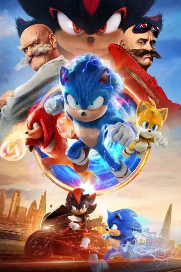 Plakat do filmu "Sonic 3. Szybki jak błyskawica" #551887