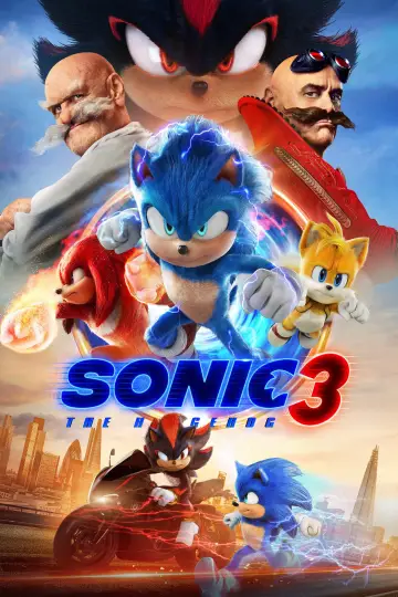 Plakat do filmu "Sonic 3. Szybki jak błyskawica" #551890