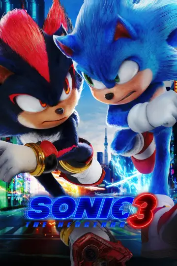Plakat do filmu "Sonic 3. Szybki jak błyskawica" #551894