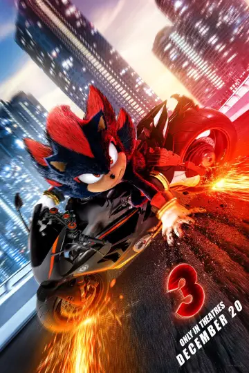 Plakat do filmu "Sonic 3. Szybki jak błyskawica" #551897