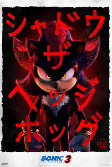 Plakat do filmu "Sonic 3. Szybki jak błyskawica" #551902