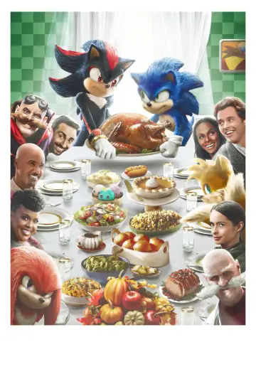 Plakat do filmu "Sonic 3. Szybki jak błyskawica" #551947