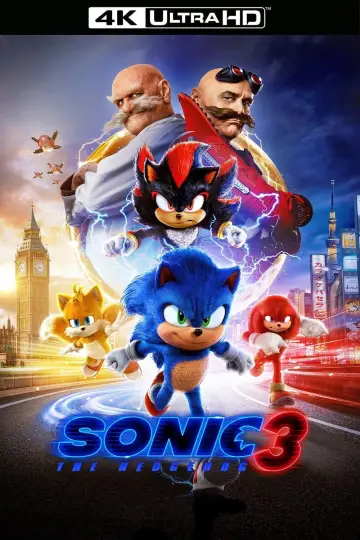 Plakat do filmu "Sonic 3. Szybki jak błyskawica" #551956