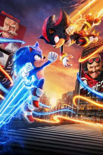 Plakat do filmu "Sonic 3. Szybki jak błyskawica" #551964