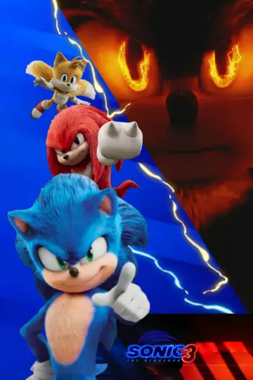 Plakat do filmu "Sonic 3. Szybki jak błyskawica" #551971