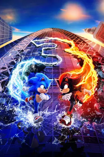Plakat do filmu "Sonic 3. Szybki jak błyskawica" #551980