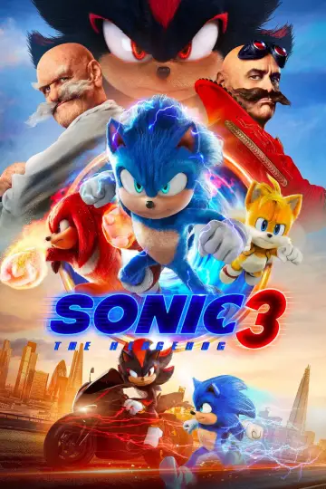 Plakat do filmu "Sonic 3. Szybki jak błyskawica" #551985