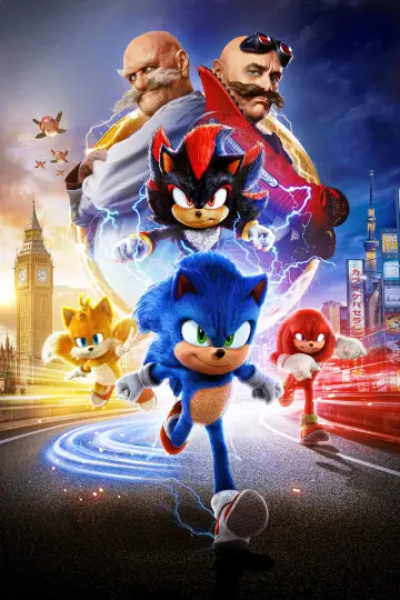 Plakat do filmu "Sonic 3. Szybki jak błyskawica" #552012
