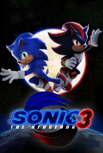Plakat do filmu "Sonic 3. Szybki jak błyskawica" #552013