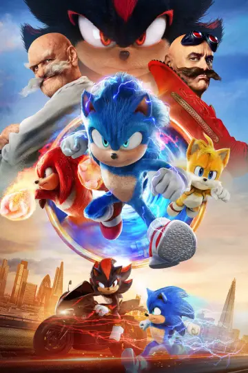 Plakat do filmu "Sonic 3. Szybki jak błyskawica" #552029