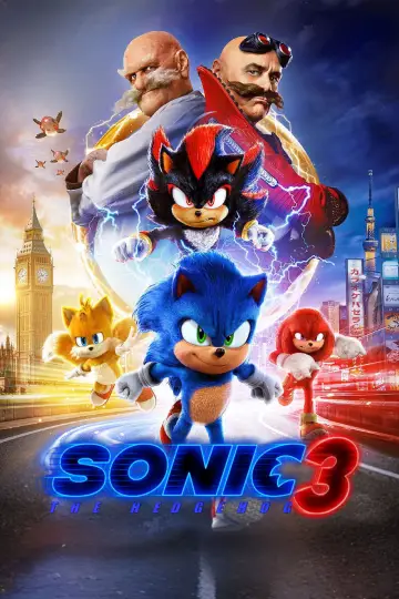 Plakat do filmu "Sonic 3. Szybki jak błyskawica" #552030