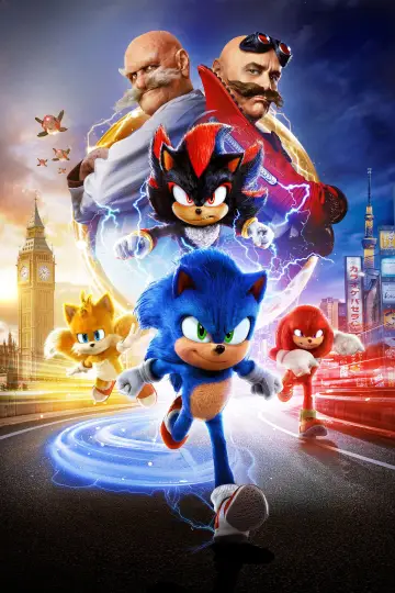 Plakat do filmu "Sonic 3. Szybki jak błyskawica" #552031