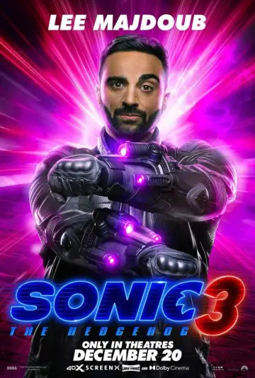 Plakat do filmu "Sonic 3. Szybki jak błyskawica" #552034