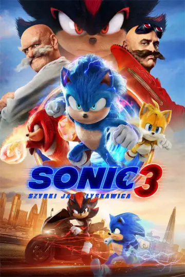 Plakat do filmu "Sonic 3. Szybki jak błyskawica" #552078
