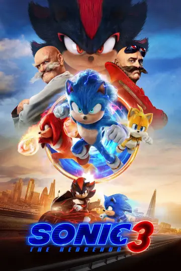 Plakat do filmu "Sonic 3. Szybki jak błyskawica" #552082