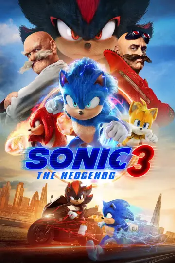 Plakat do filmu "Sonic 3. Szybki jak błyskawica" #552088