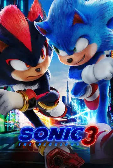 Plakat do filmu "Sonic 3. Szybki jak błyskawica" #552102