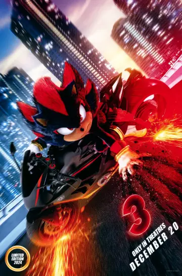Plakat do filmu "Sonic 3. Szybki jak błyskawica" #552108