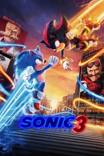 Plakat do filmu "Sonic 3. Szybki jak błyskawica" #552138