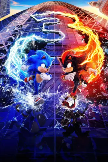 Plakat do filmu "Sonic 3. Szybki jak błyskawica" #552151
