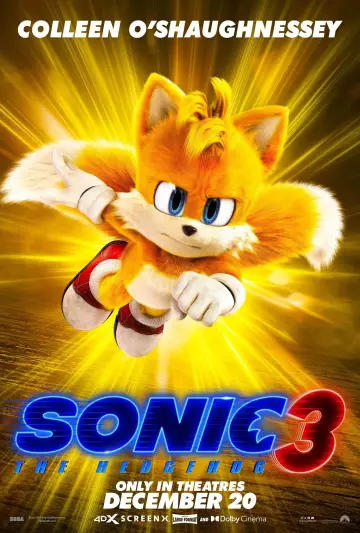 Plakat do filmu "Sonic 3. Szybki jak błyskawica" #552170