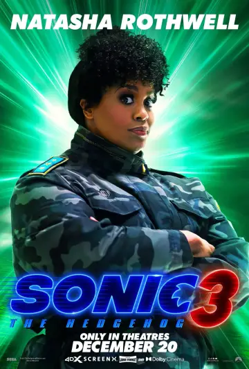 Plakat do filmu "Sonic 3. Szybki jak błyskawica" #552177