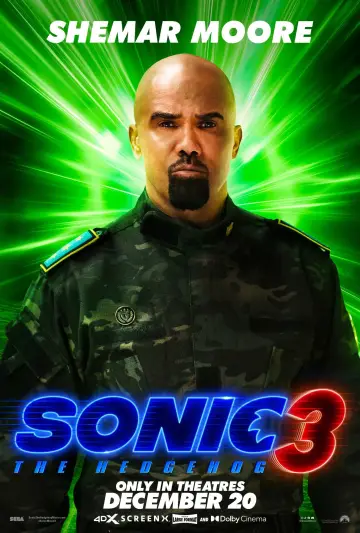 Plakat do filmu "Sonic 3. Szybki jak błyskawica" #552178