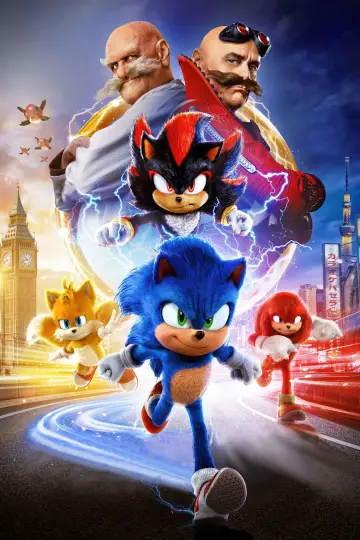 Plakat do filmu "Sonic 3. Szybki jak błyskawica" #552186