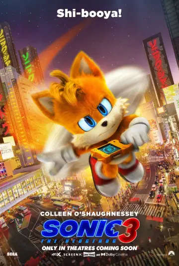 Plakat do filmu "Sonic 3. Szybki jak błyskawica" #552189