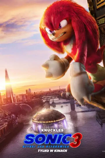 Plakat do filmu "Sonic 3. Szybki jak błyskawica" #552195