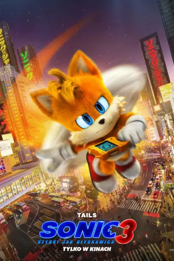 Plakat do filmu "Sonic 3. Szybki jak błyskawica" #552207