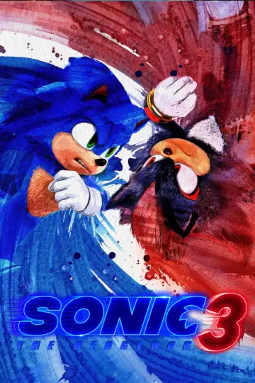 Plakat do filmu "Sonic 3. Szybki jak błyskawica" #552216