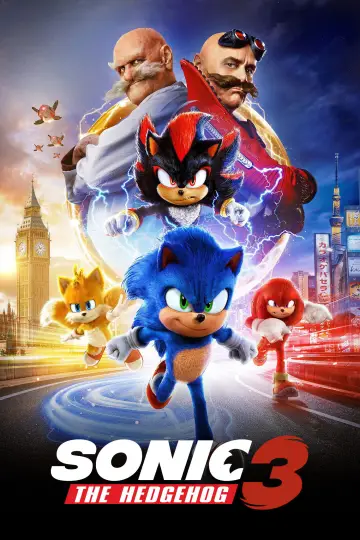 Plakat do filmu "Sonic 3. Szybki jak błyskawica" #552225