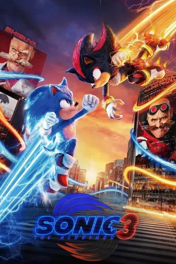 Plakat do filmu "Sonic 3. Szybki jak błyskawica" #552226