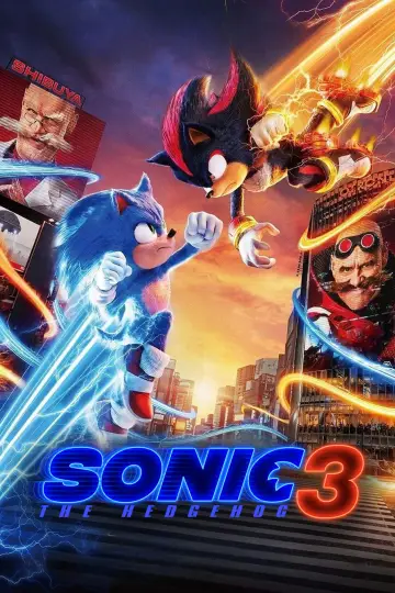 Plakat do filmu "Sonic 3. Szybki jak błyskawica" #552228