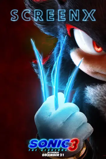 Plakat do filmu "Sonic 3. Szybki jak błyskawica" #552236