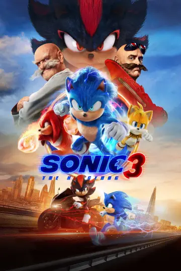Plakat do filmu "Sonic 3. Szybki jak błyskawica" #552245