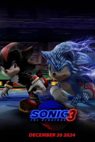 Plakat do filmu "Sonic 3. Szybki jak błyskawica" #552247
