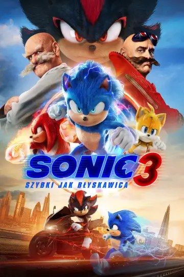 Plakat do filmu "Sonic 3. Szybki jak błyskawica" #552251
